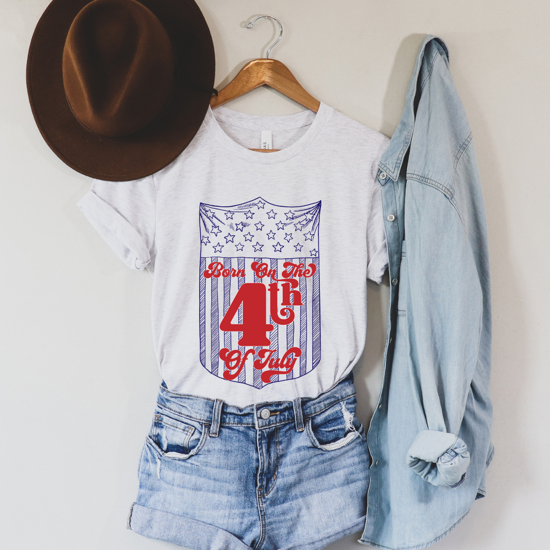 4th of July Rodeo Back Number Graphic Tee