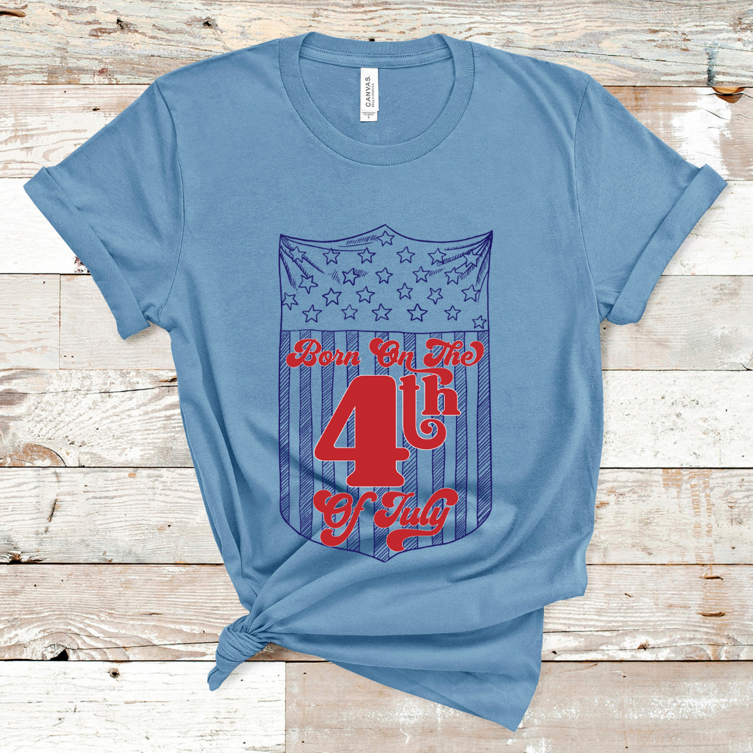 4th of July Rodeo Back Number Graphic Tee