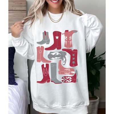 Alabama Crimson Tide Boot Collage Sweatshirt