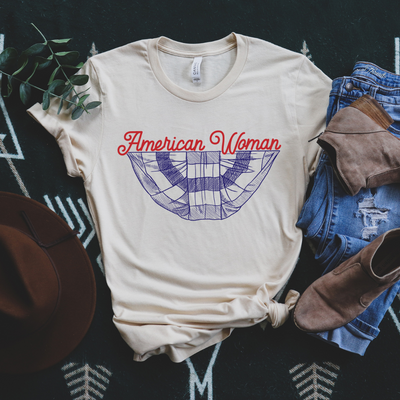 American Woman 4th of July Graphic Tee