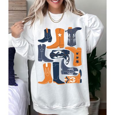 Auburn Tigers Boot Collage Sweatshirt