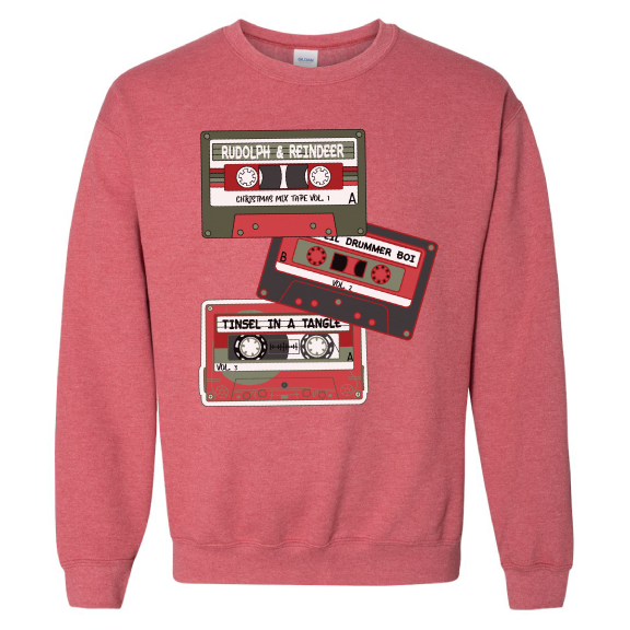 Christmas Mix Tapes Graphic Sweatshirt