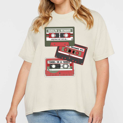 Christmas Mix Tapes Graphic Tshirt