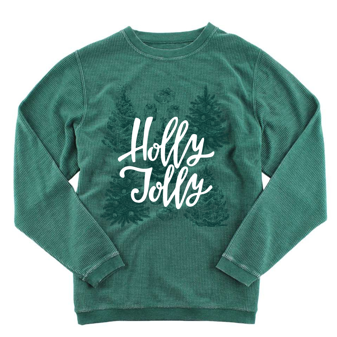 Holly Jolly Trees Christmas Graphic Tees & Sweatshirts