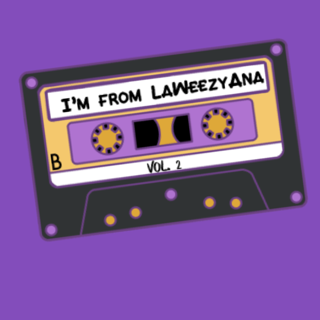 3" Waterproof I'm From Laweezyana LSU Mix Tape Sticker