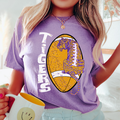 Laces Out LSU Football Tee