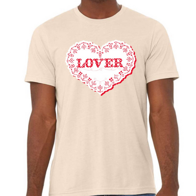 Lace Lover Valentines Day Graphic Tee