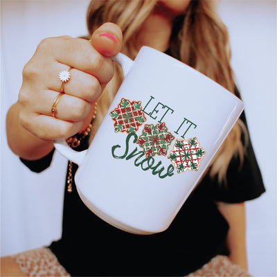 Let It Snow Christmas Coffee Mug