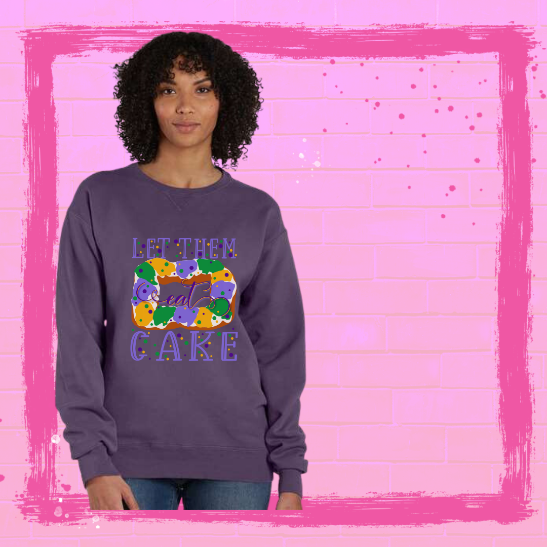 Let Them Eat Cake Graphic Sweatshirt