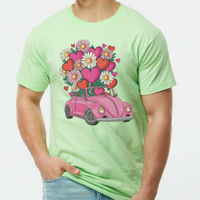 Love Bug Valentines Day Graphic Tee