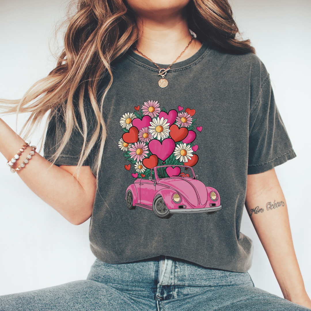 Love Bug Valentines Day Graphic Tee