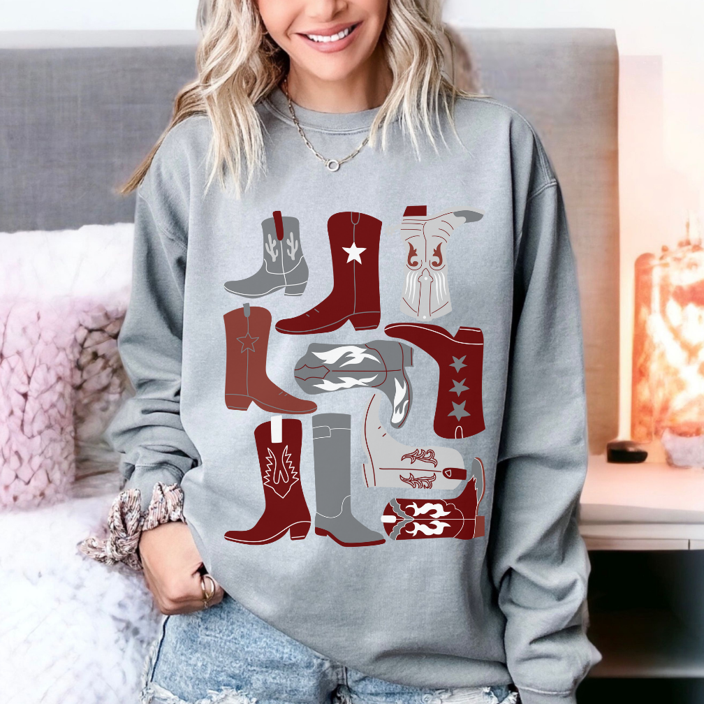 Mississippi State Bulldogs Boot Collage Sweatshirt