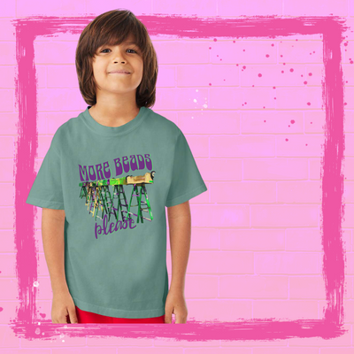 More Beads Please Kids Graphic T Shirt