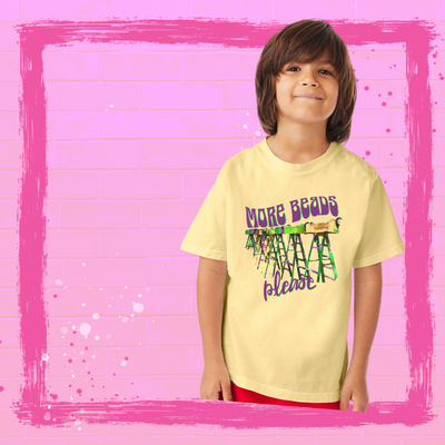 More Beads Please Kids Graphic T Shirt