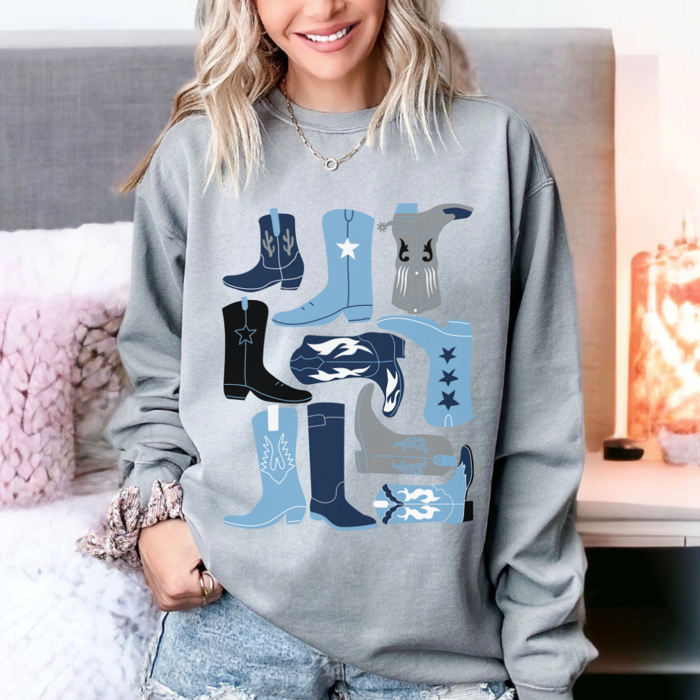 North Carolina Tarheels Boot Collage Sweatshirt
