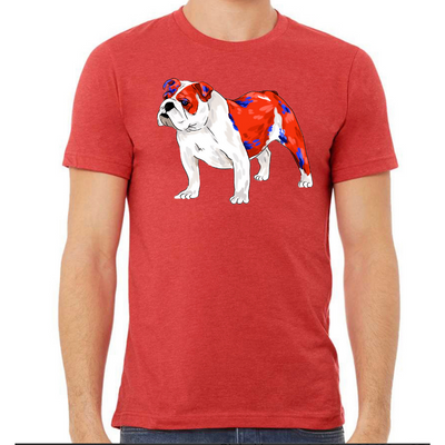 PBM Bulldog Red, White & Blue