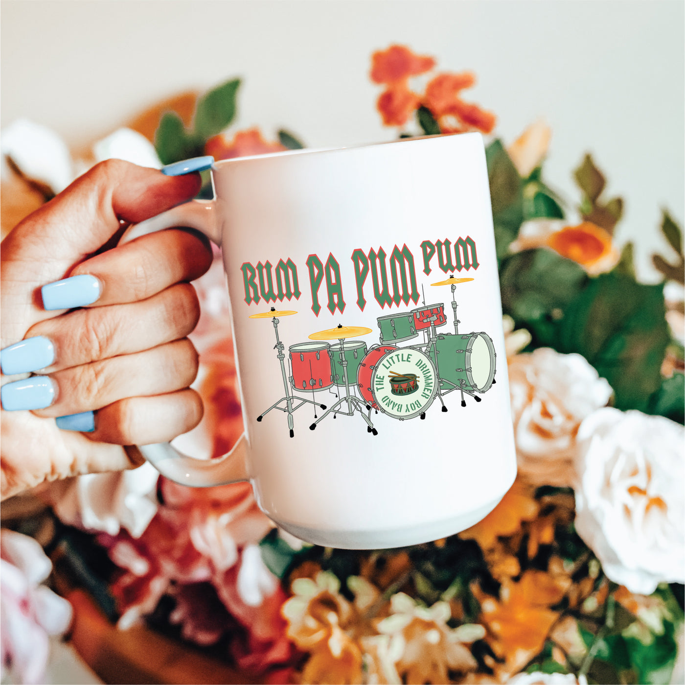 Rum Pa Pum Pum Christmas Coffee Mug