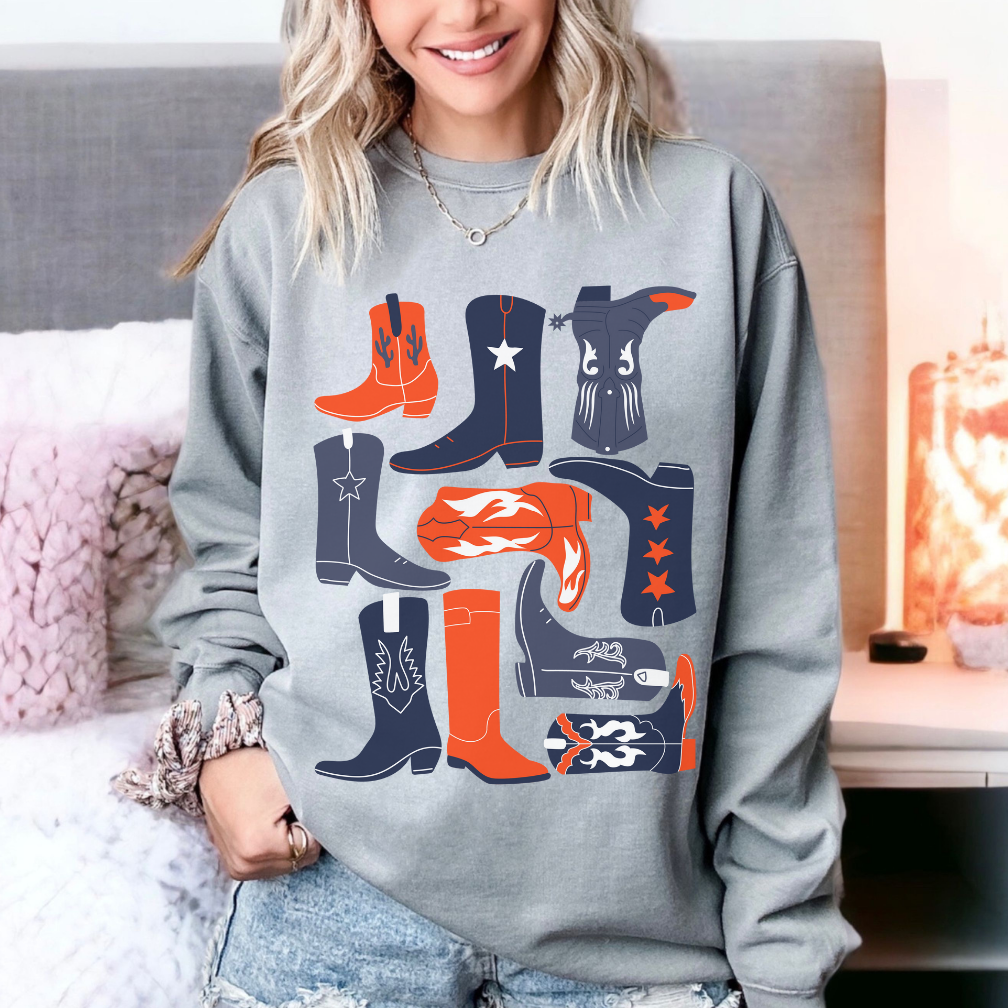 UVA Boot Collage Sweatshirt
