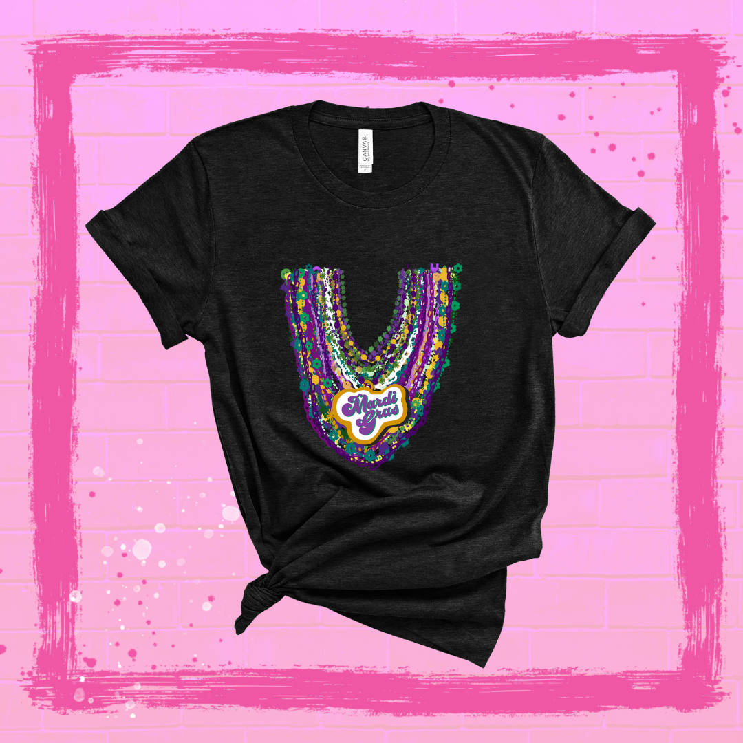 Up to My Neck in Beads Graphic T shirt