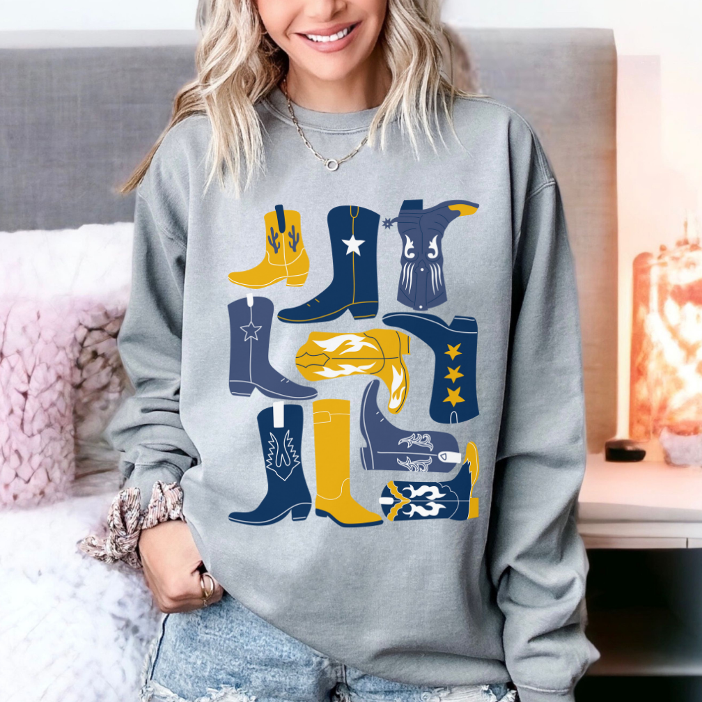 West Virginia Boot Collage Sweatshirt