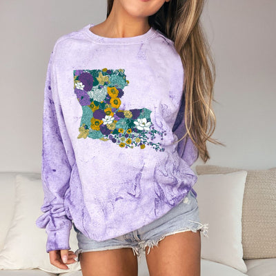 Floral Louisiana Sweatshirt