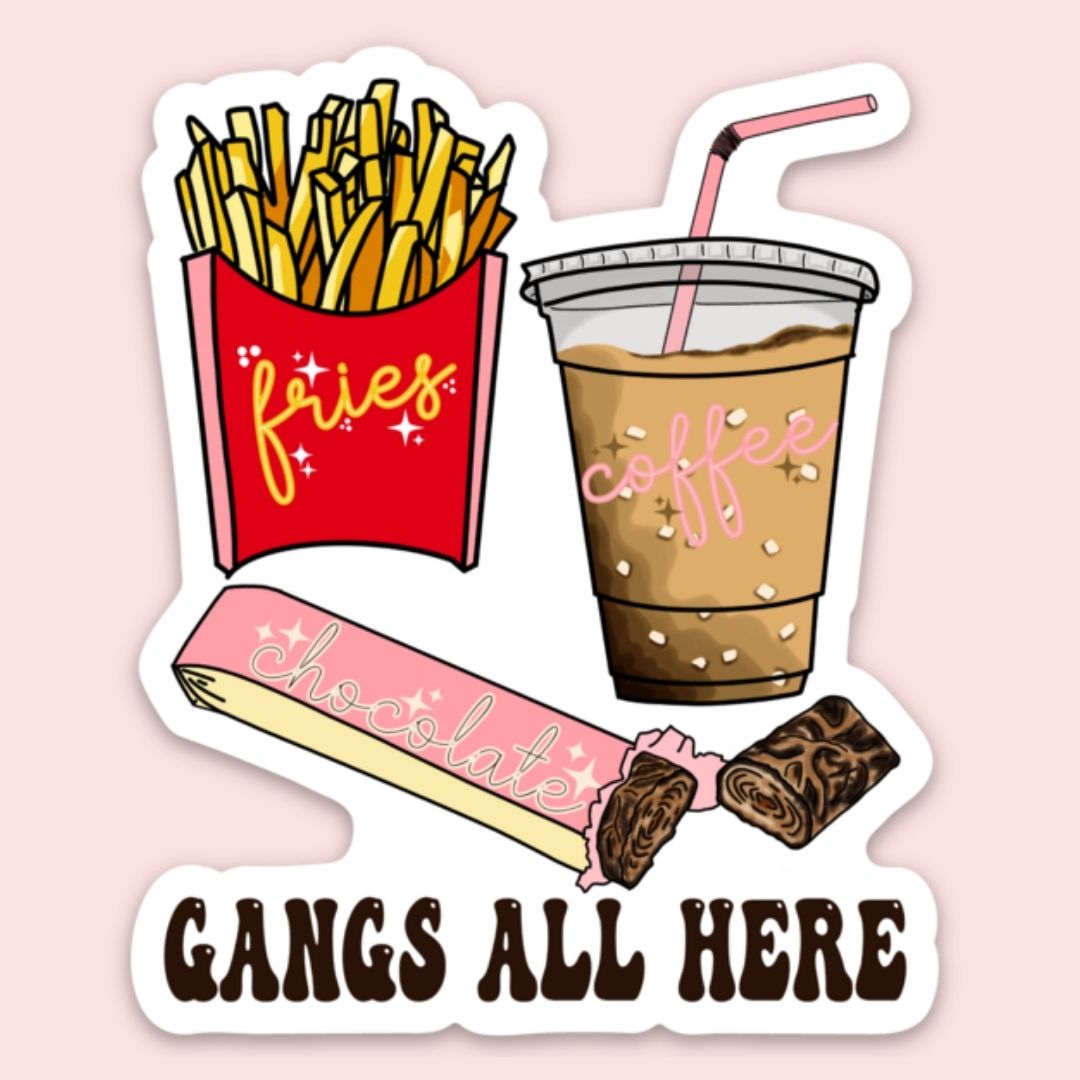 Gangs All Here Sticker