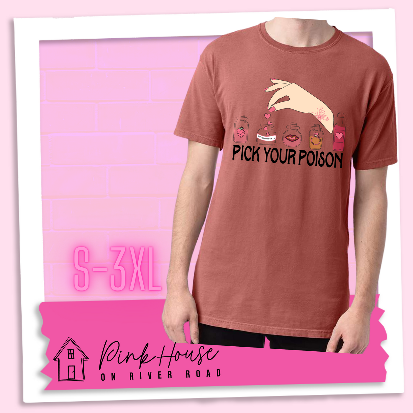 Pick Your Poison Valentines Day Graphic Tee