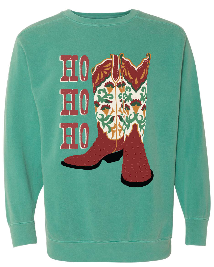 Santa's Boots Christmas Sweatshirt