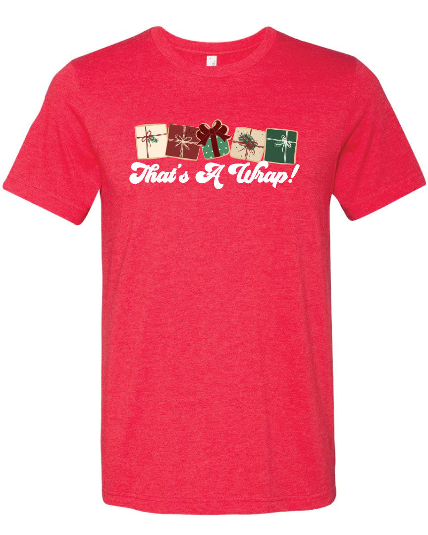 That's A Wrap Graphic Christmas Tee