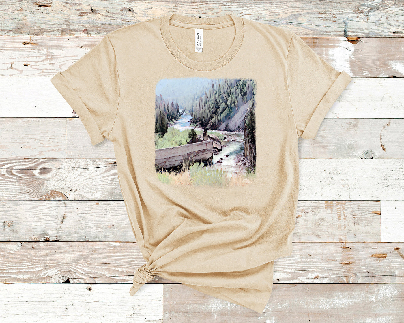 Salmon River Quiver Fishing Graphic Tee